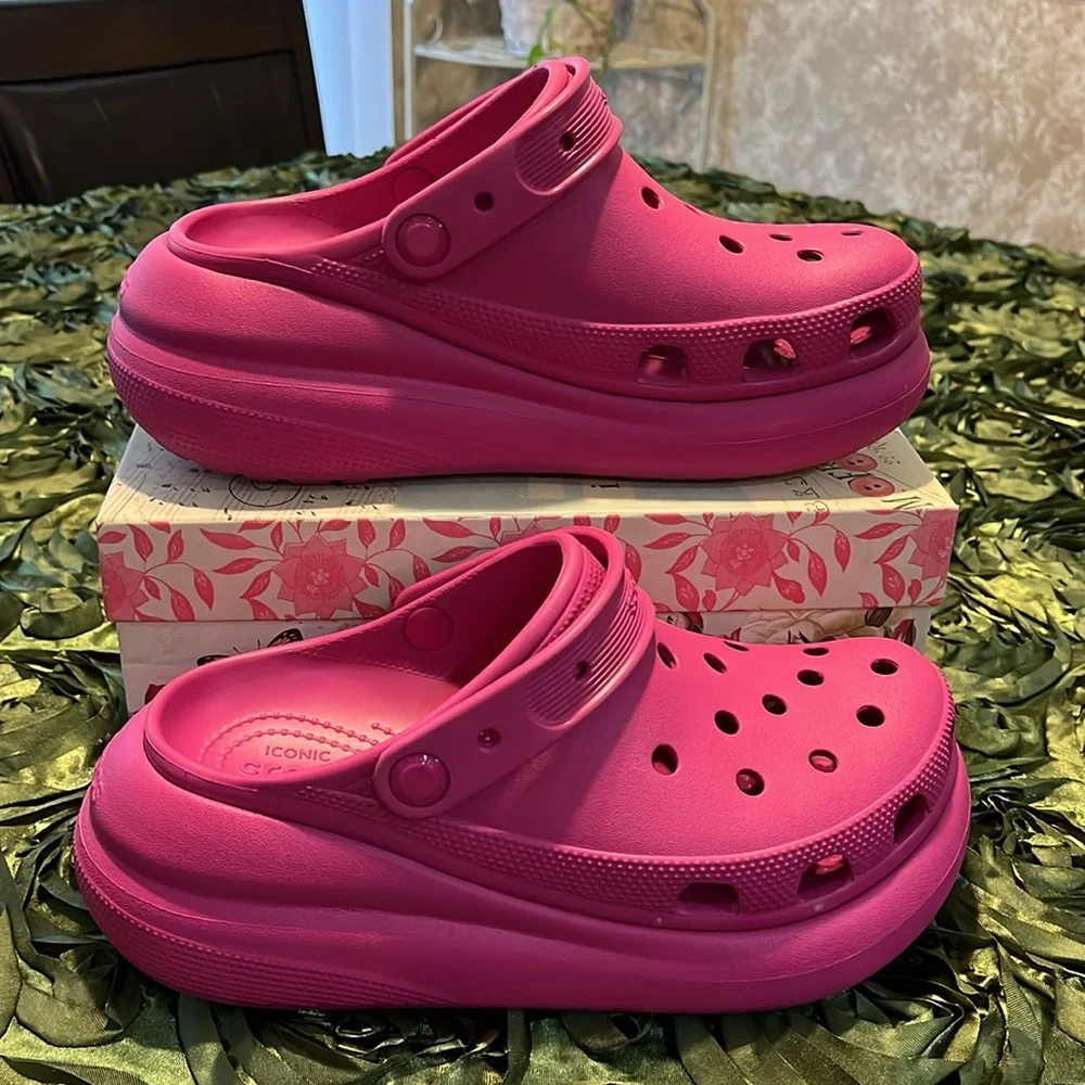 NWOT Crocs Mega Crush Iconic Comfort Platform Shoes - Men’s Sz 6/Women’s Sz 8 - Picture 3 of 6